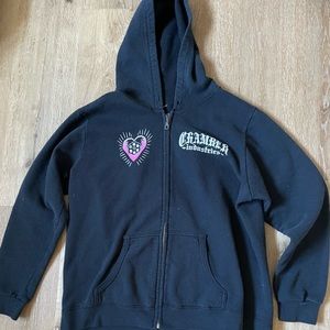 Chamber Industries zip up hoodie size L